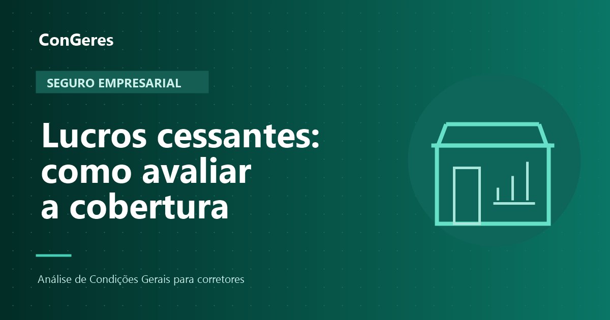 Ilustração de loja e gráfico de receita para artigo sobre lucros cessantes no seguro empresarial